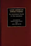 Latin American Jewish Studies cover