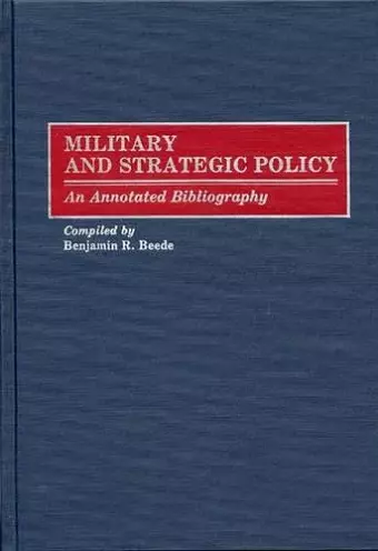 Military and Strategic Policy cover