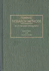 Feminist Research Methods cover