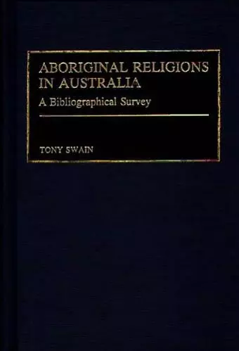 Aboriginal Religions in Australia cover