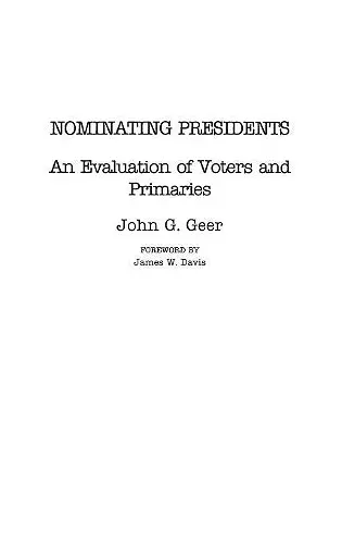 Nominating Presidents cover