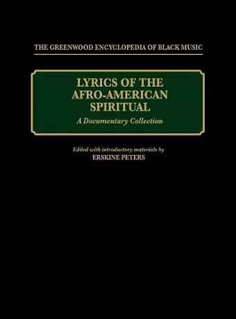 Lyrics of the Afro-American Spiritual cover