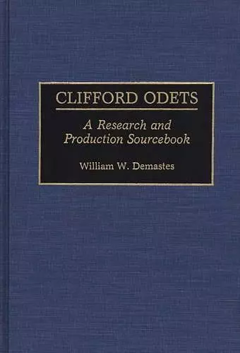 Clifford Odets cover