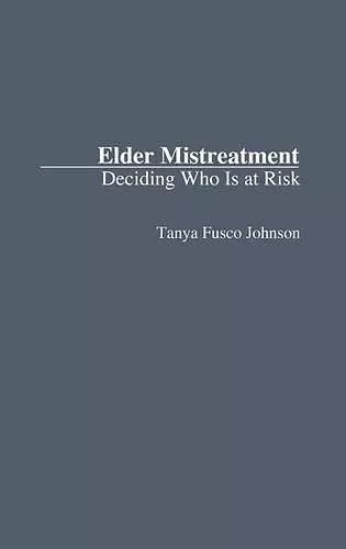 Elder Mistreatment cover