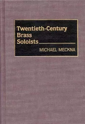 Twentieth-Century Brass Soloists cover