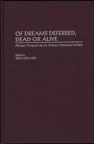 Of Dreams Deferred, Dead or Alive cover
