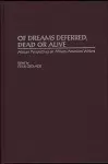 Of Dreams Deferred, Dead or Alive cover
