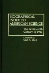 Biographical Index to American Science cover