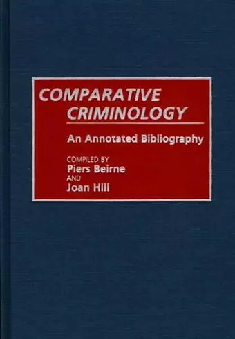 Comparative Criminology cover