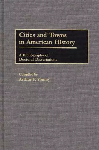 Cities and Towns in American History cover