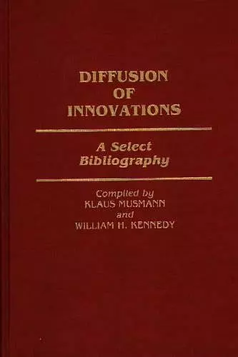 Diffusion of Innovations cover