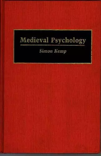 Medieval Psychology cover