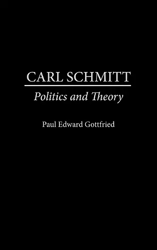 Carl Schmitt cover