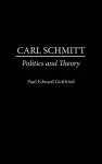 Carl Schmitt cover