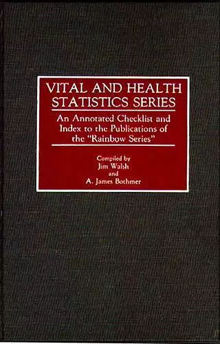 Vital and Health Statistics Series cover