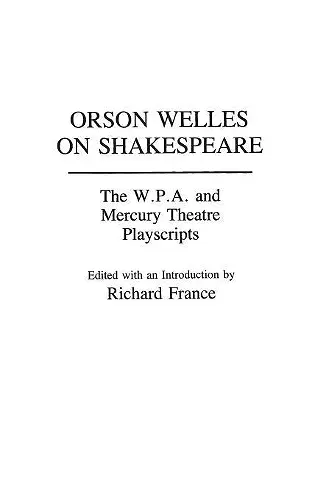 Orson Welles on Shakespeare cover