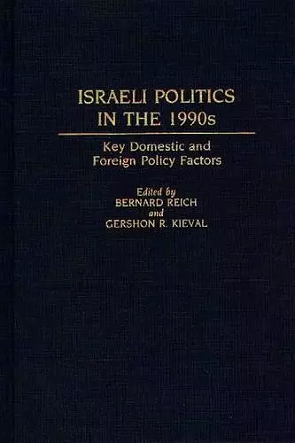 Israeli Politics in the 1990s cover
