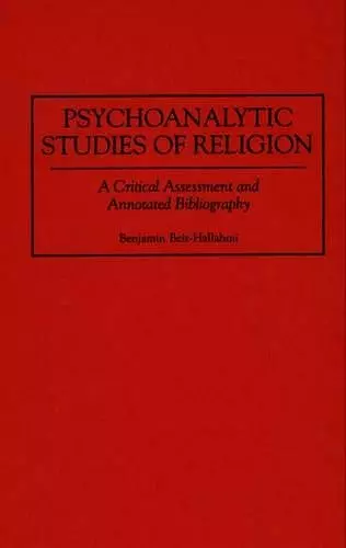 Psychoanalytic Studies of Religion cover