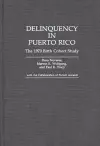 Delinquency in Puerto Rico cover