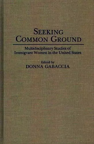 Seeking Common Ground cover