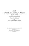 The Early American Press, 1690-1783 cover