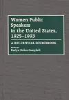 Women Public Speakers in the United States, 1925-1993 cover