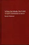 Where the Words Are Valid cover