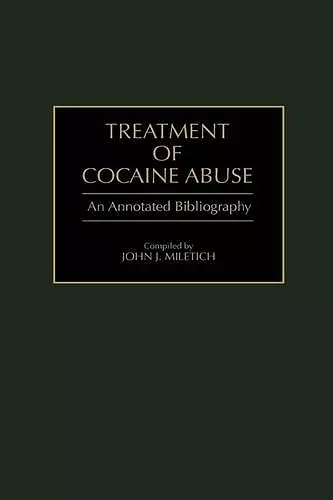 Treatment of Cocaine Abuse cover