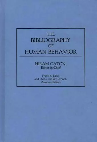 The Bibliography of Human Behavior cover