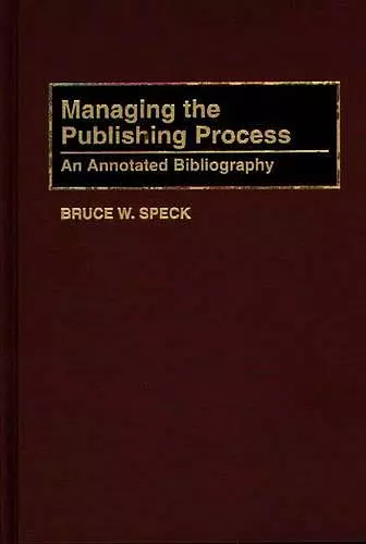 Managing the Publishing Process cover