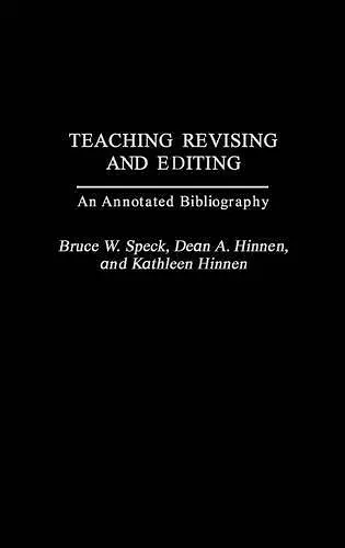 Teaching Revising and Editing cover