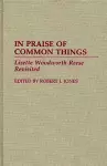 In Praise of Common Things cover