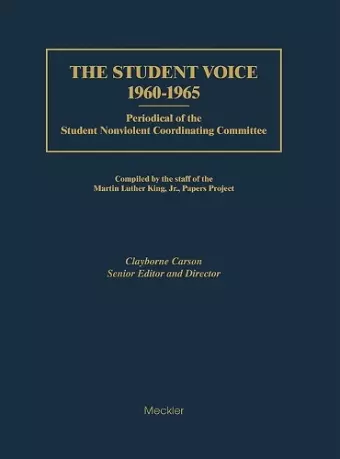 The Student Voice, 1960-1965 cover