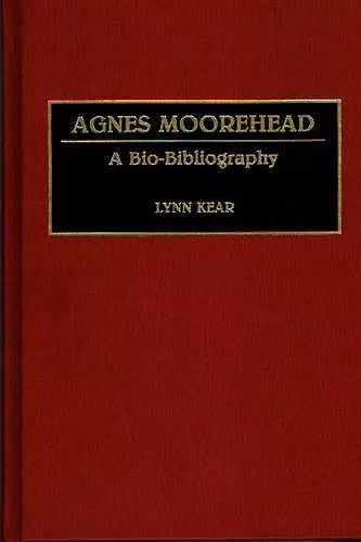 Agnes Moorehead cover
