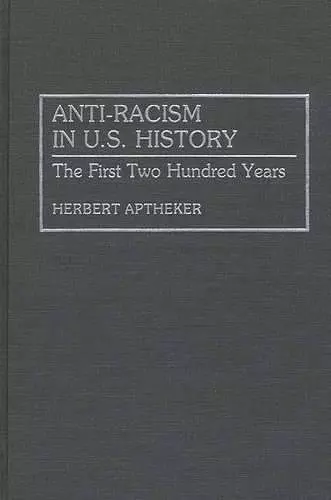 Anti-Racism in U.S. History cover