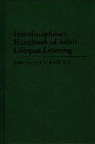 Interdisciplinary Handbook of Adult Lifespan Learning cover
