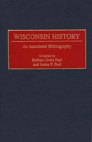 Wisconsin History cover