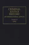 Criminal Justice History cover