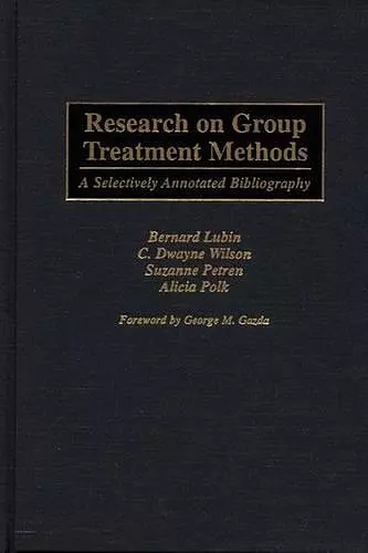 Research on Group Treatment Methods cover