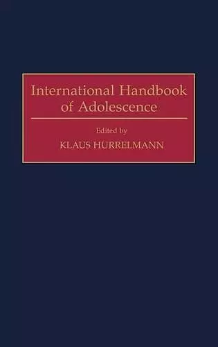 International Handbook of Adolescence cover