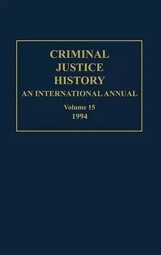 Criminal Justice History cover