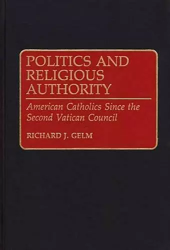 Politics and Religious Authority cover