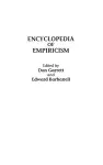 Encyclopedia of Empiricism cover