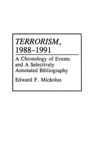 Terrorism, 1988-1991 cover
