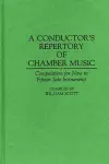 A Conductor's Repertory of Chamber Music cover