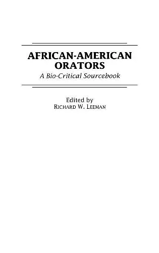 African-American Orators cover