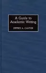 A Guide to Academic Writing cover