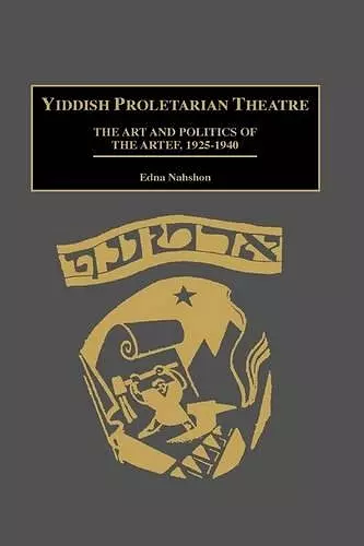 Yiddish Proletarian Theatre cover