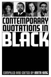 Contemporary Quotations in Black cover