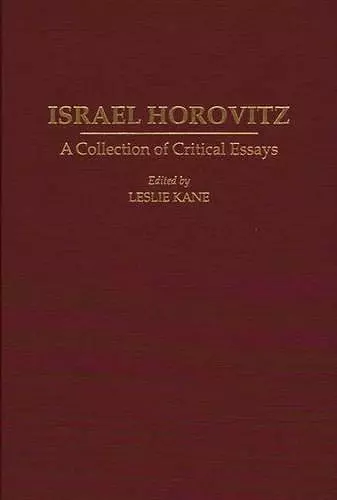 Israel Horovitz cover